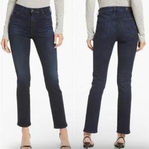 ADRIANO GOLDSCHMIED AG Mari High Rise Slim Straight Denim Jeans Size 30